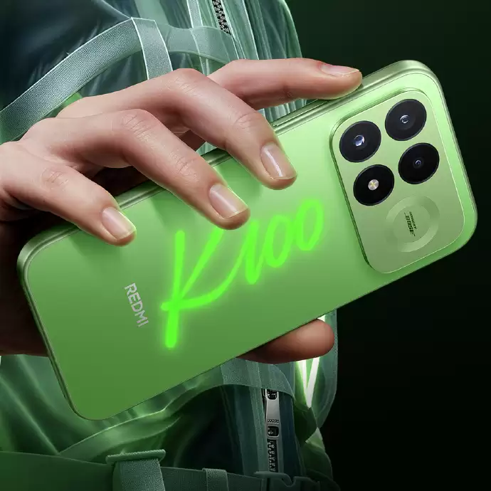 REDMI K100 Pro“流萤追光”配色公布:夜光材料打造,后盖可作为“光绘板”