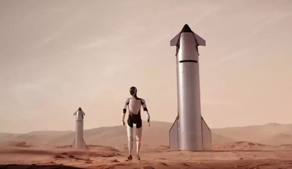 马斯克星际路线图更新，先让特斯拉机器人上月球